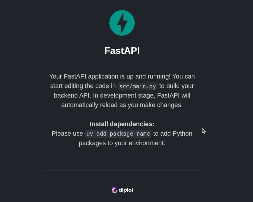 FastAPI live preview