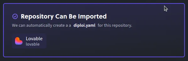 Repository analysis result