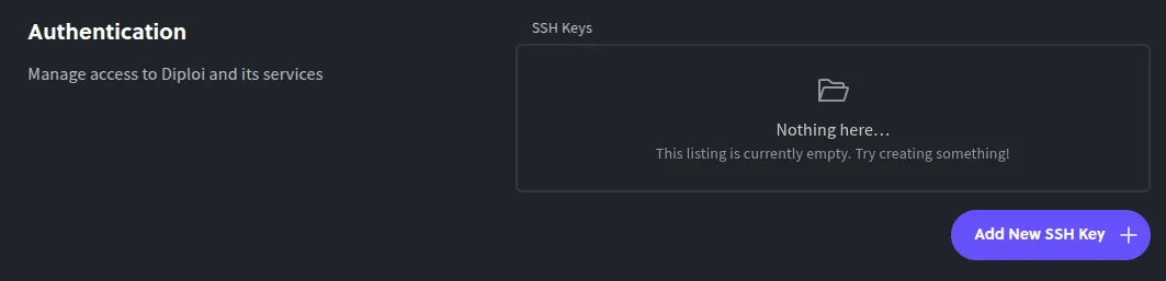 SSH keys gallery