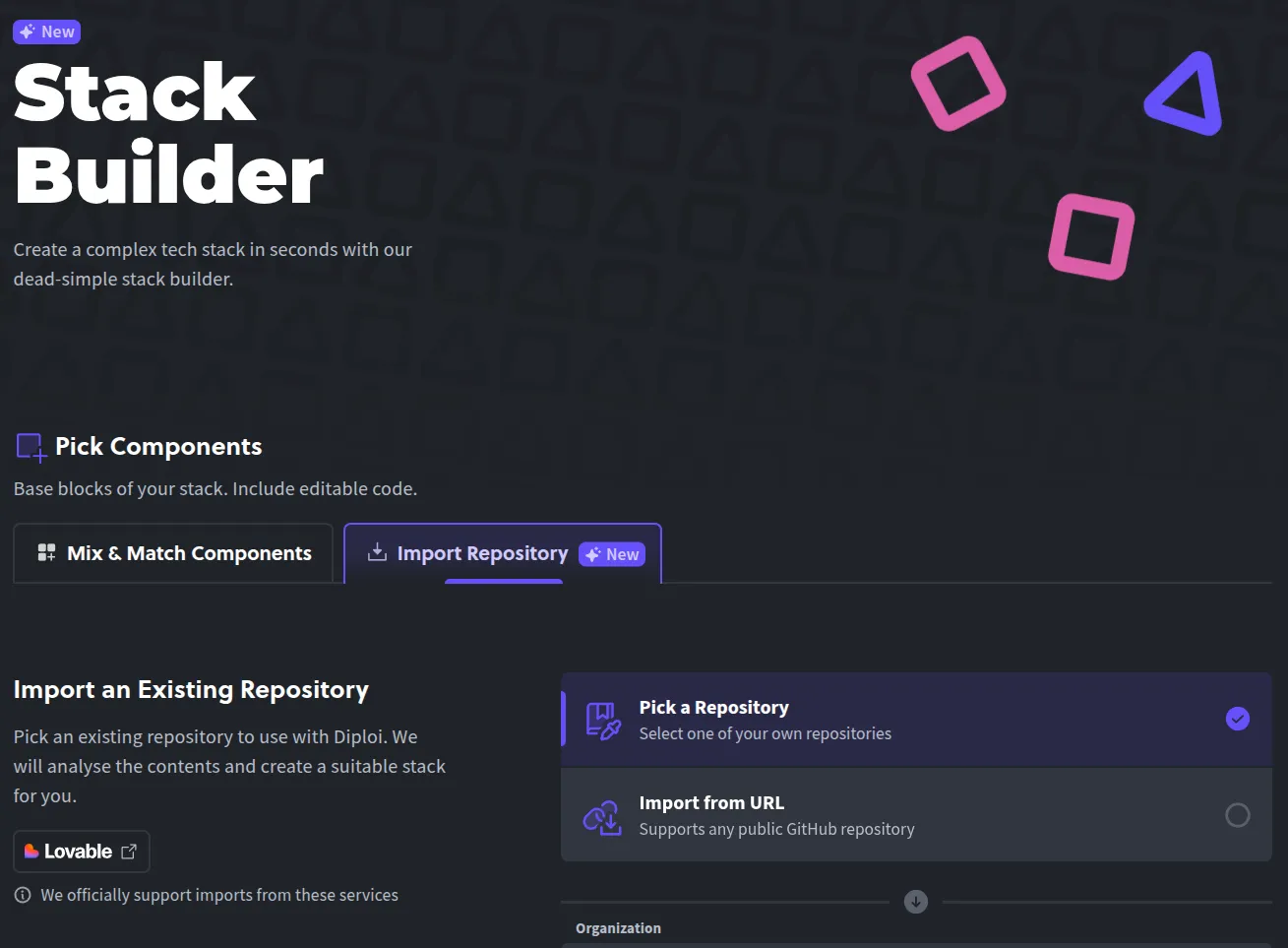 Stack Builder