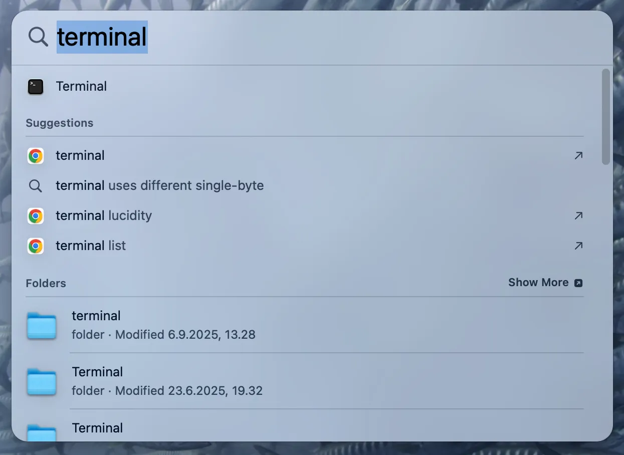 mac terminal