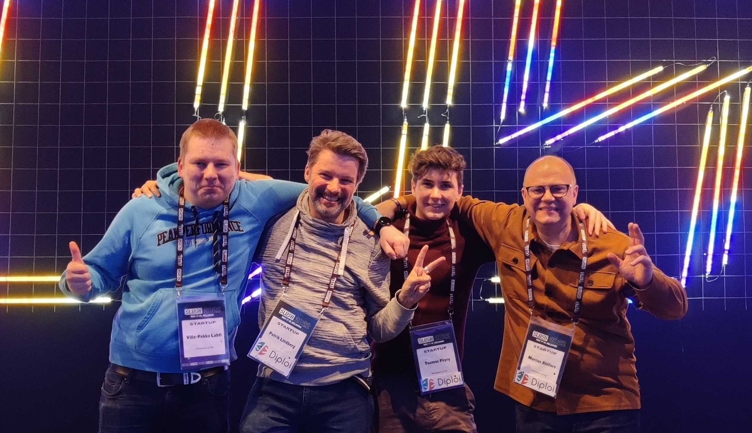 Diploi team in Slush 2024